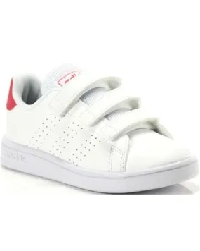 Deportivas ADIDAS  de Niña y Niño GW6495 ADVANTAGE CF C  FTWWHT-REAPNK-CBLACK